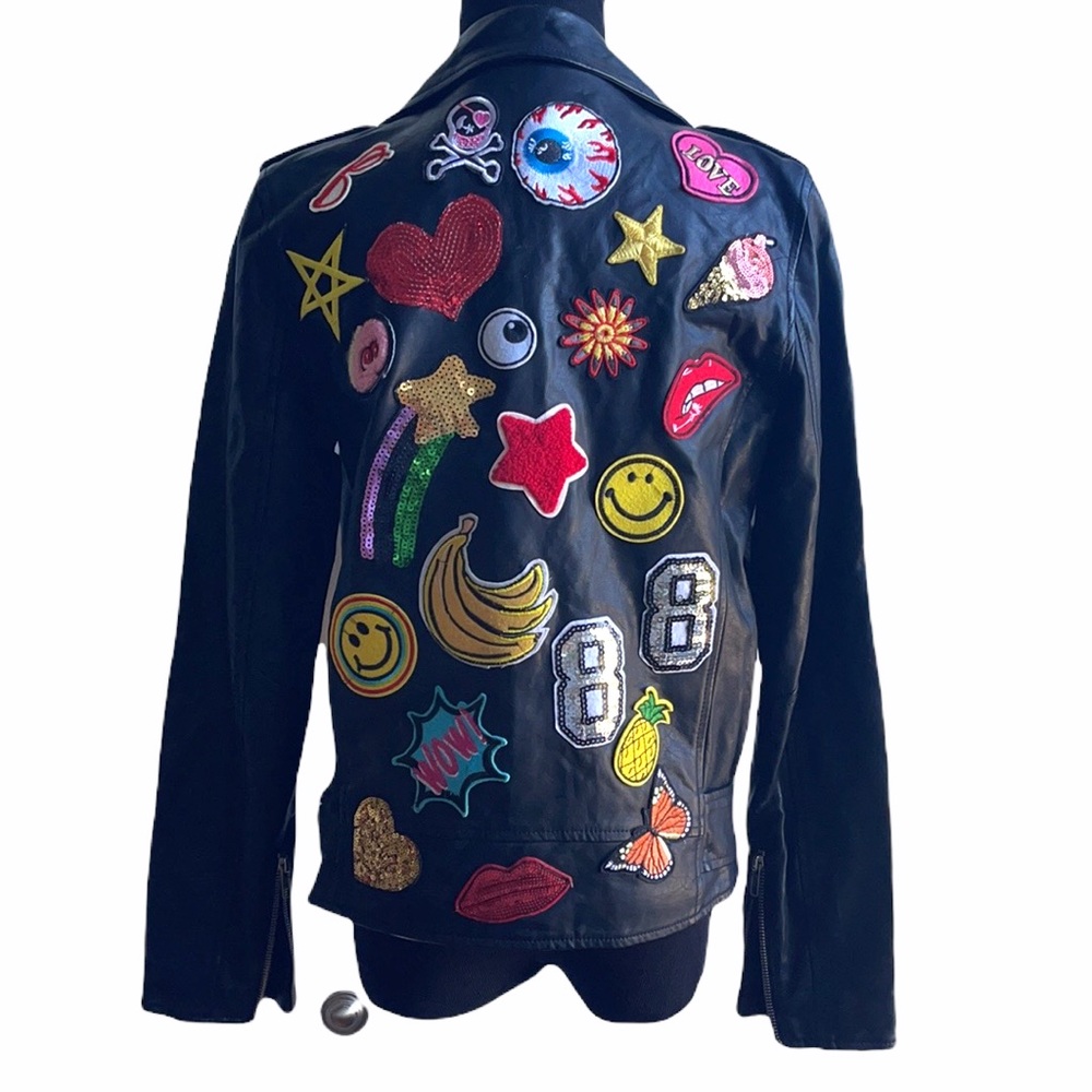 Vintage Signature Eight leather Jacket